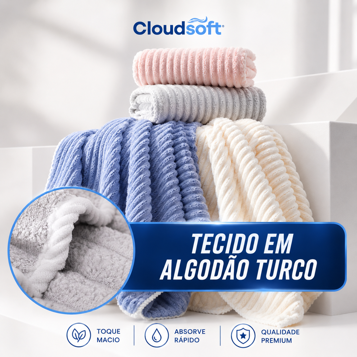 Foto 5 de CloudSoft™ Toalhas Premium