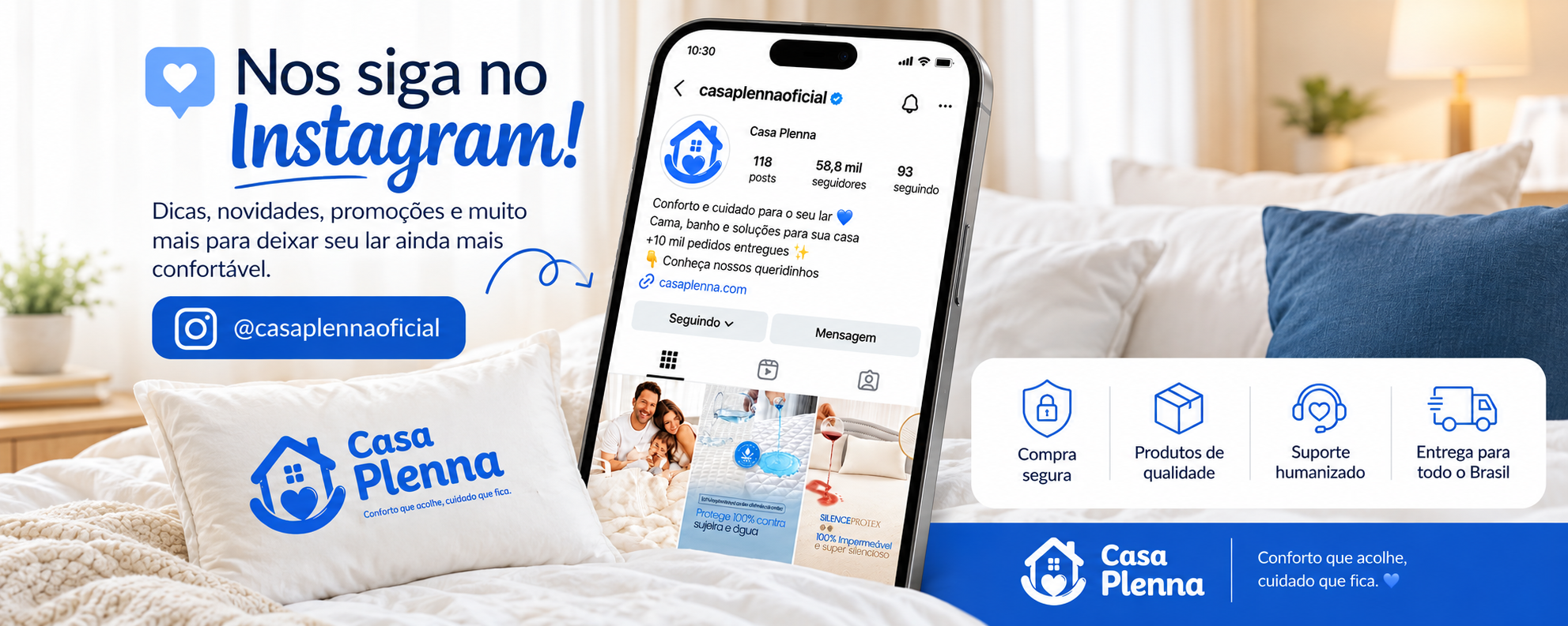 Nos siga no Instagram — @casaplennaoficial