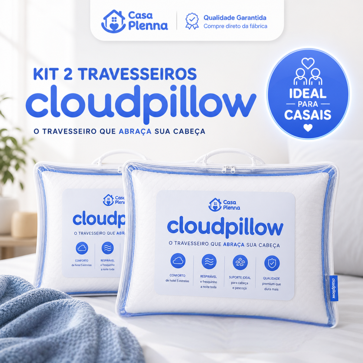 Foto 5 de CloudPillow™ Travesseiro Nuvem