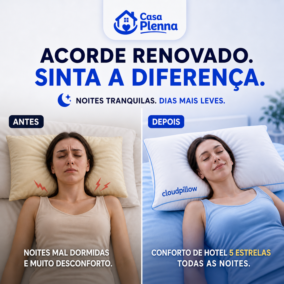 Foto 2 de CloudPillow™ Travesseiro Nuvem